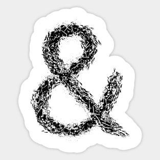 ampersand Sticker